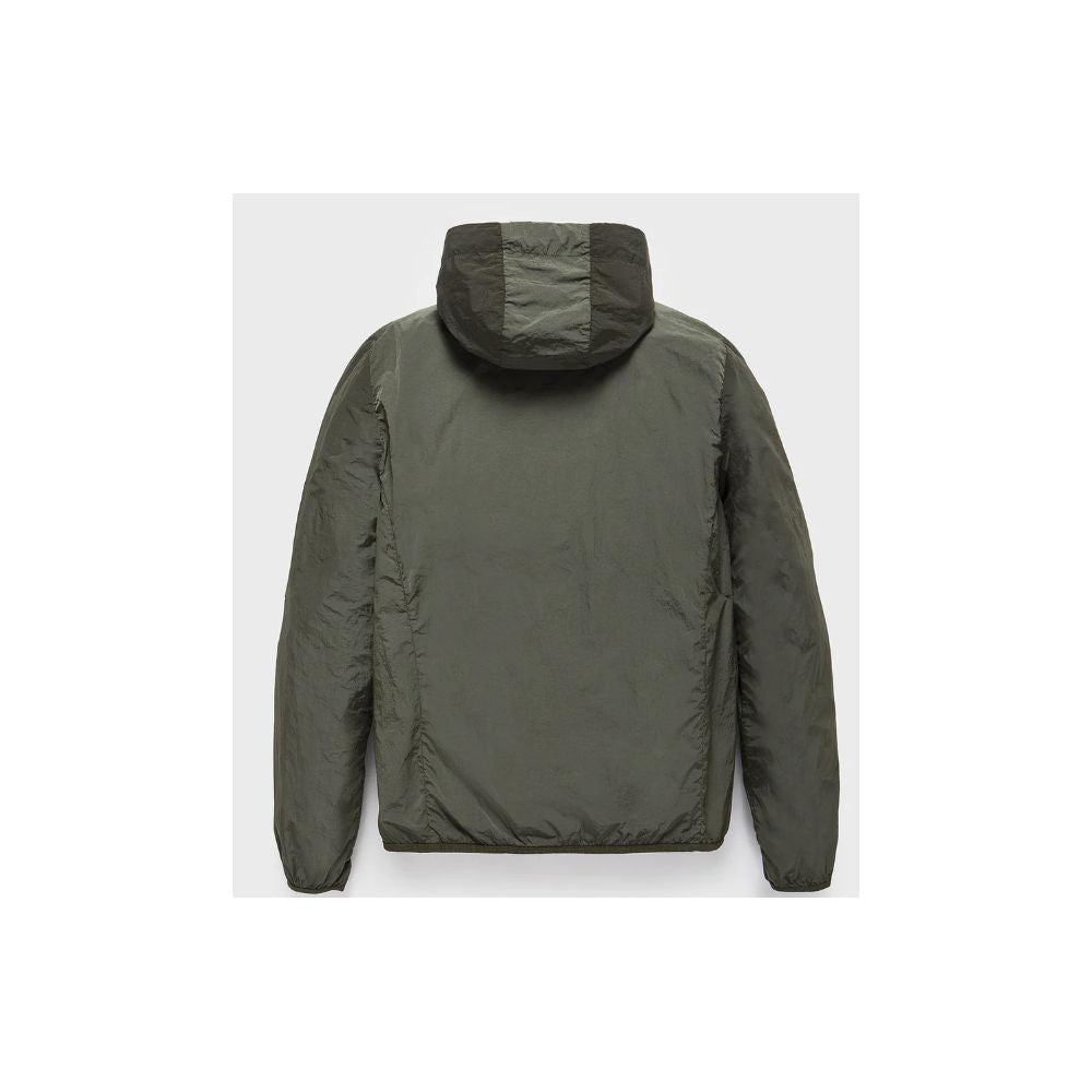 Grüne Polyamid-Herrenjacke