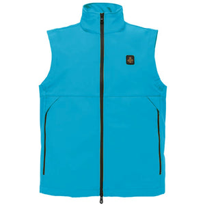 Hellblaue Polyester-Herrenweste