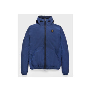 Blaue Polyamid-Herrenjacke