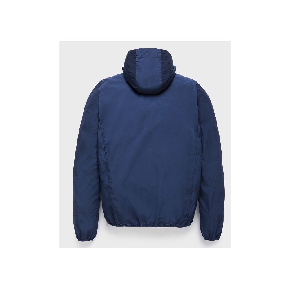 Blaue Polyamid-Herrenjacke