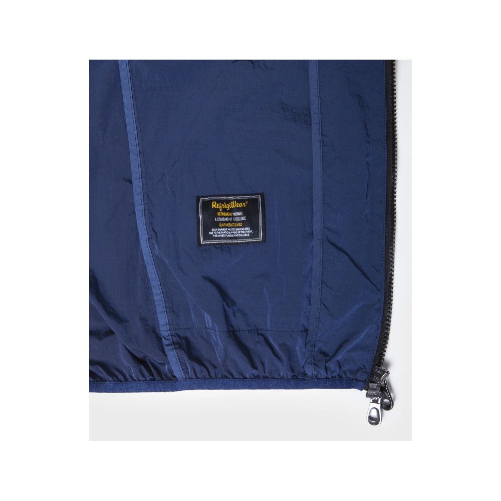 Blaue Polyamid-Herrenjacke