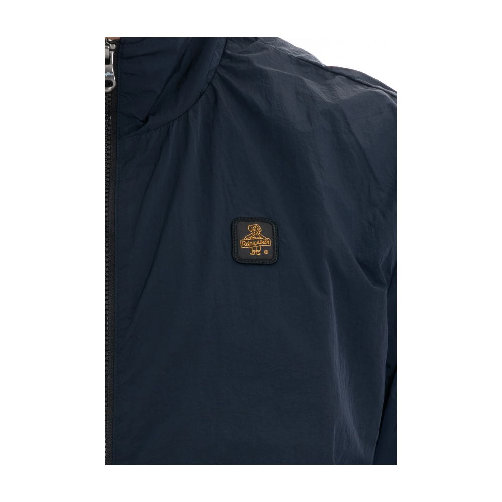 Blaue Herrenjacke aus Polyamid