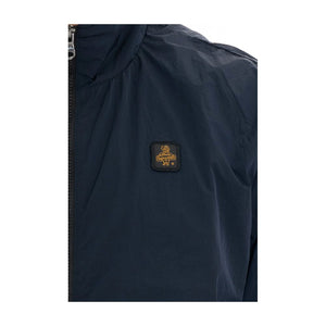 Blaue Herrenjacke aus Polyamid