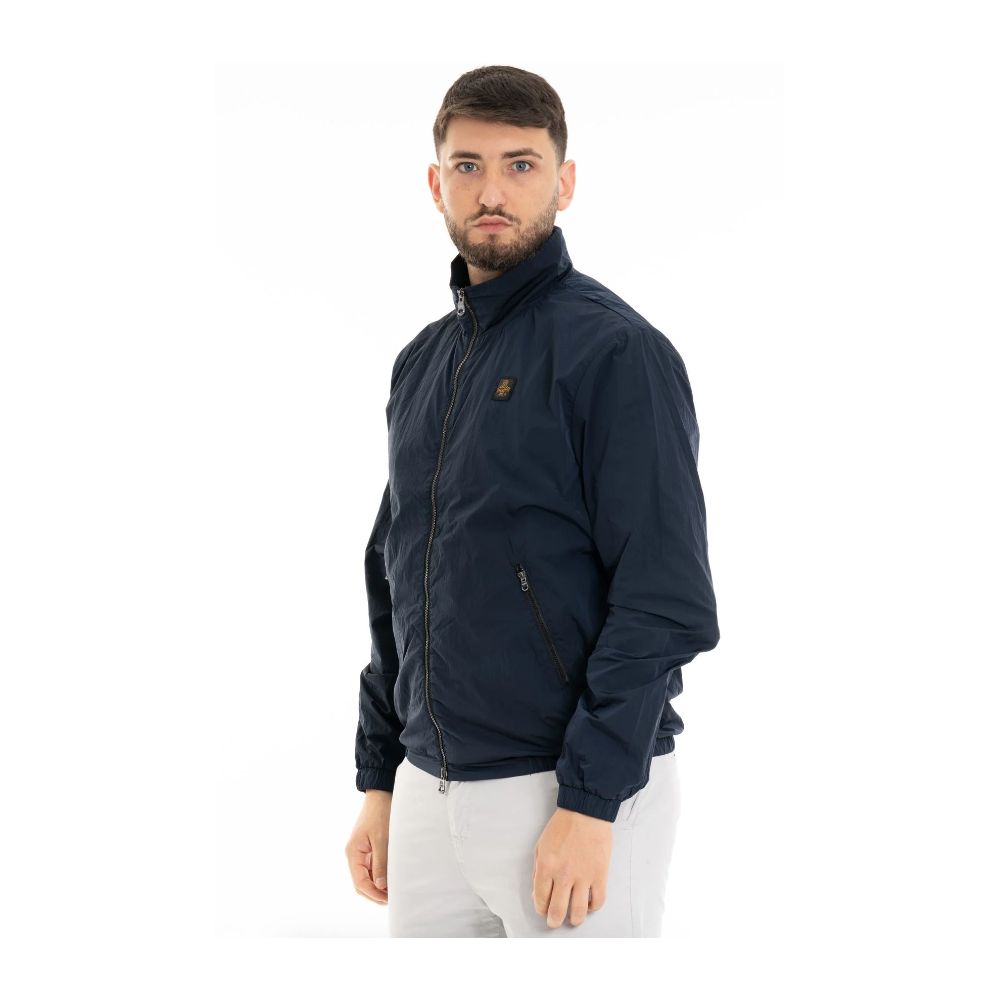 Blaue Herrenjacke aus Polyamid