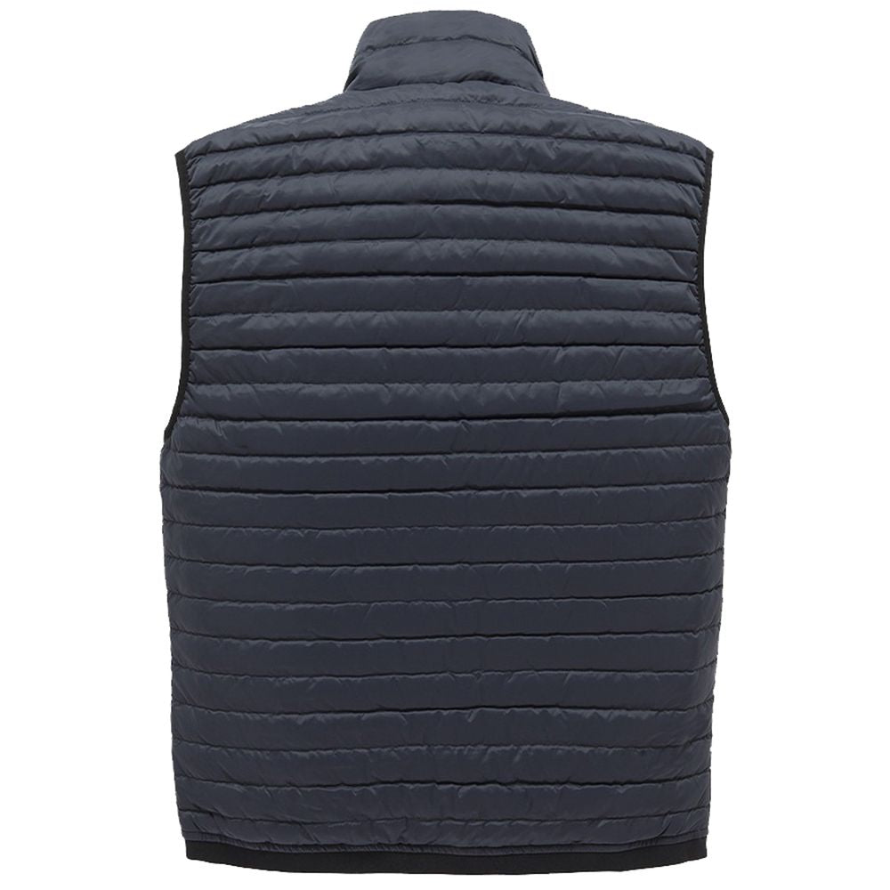 Blaue Nylonweste
