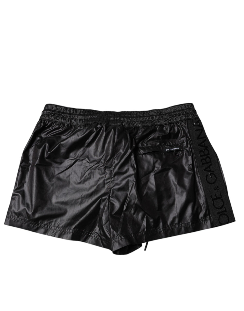 Schwarze Polyester-Strandshorts
