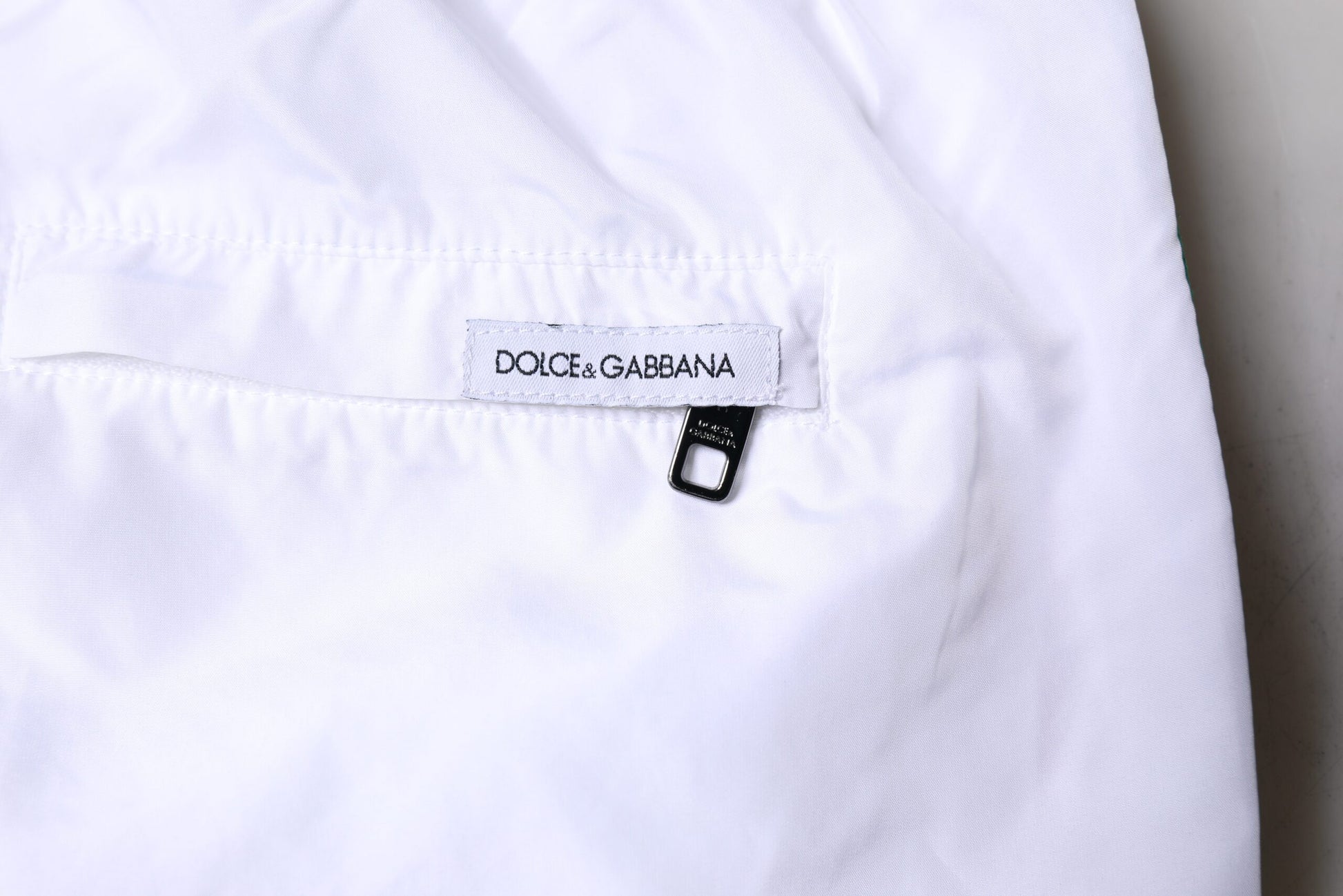 Weiße Streifen Beachwear Shorts 2 Stück Bademode