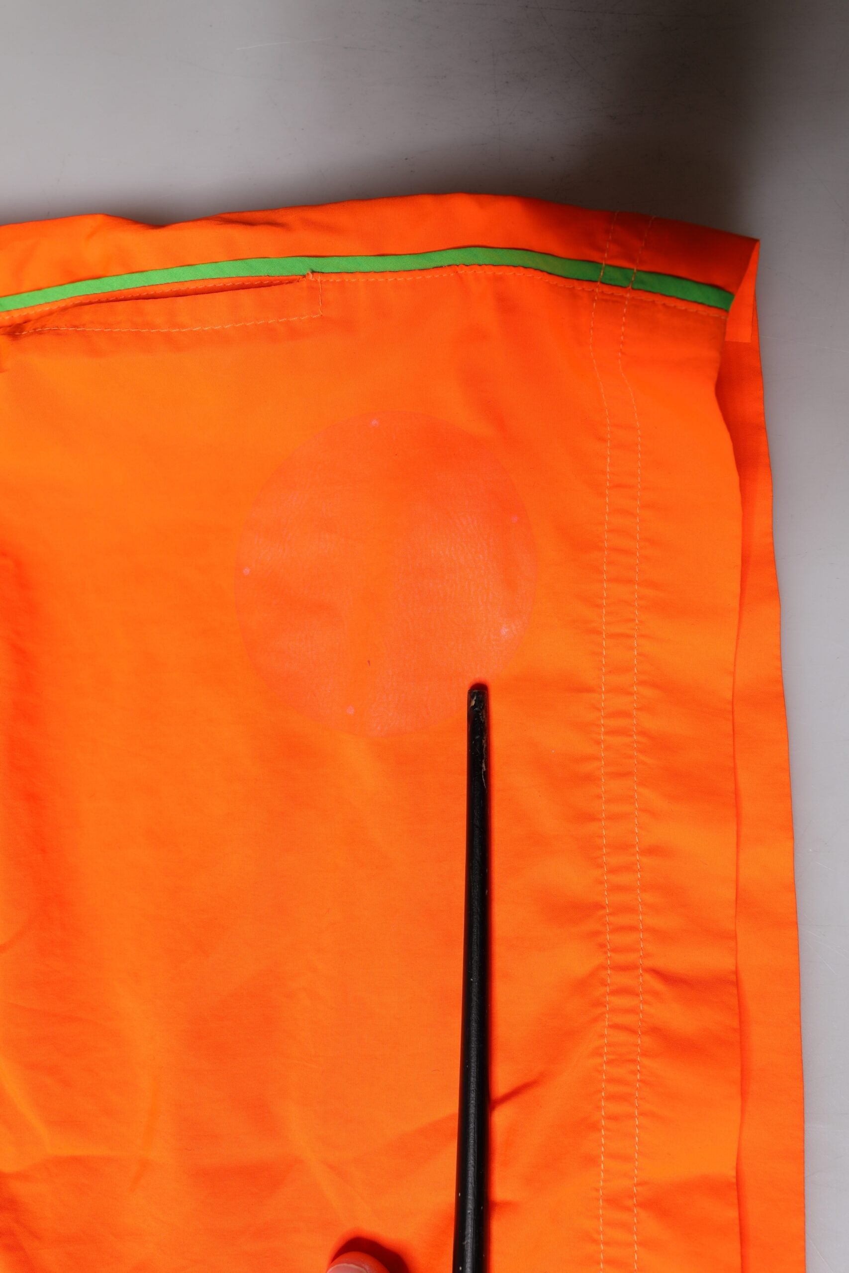 Orange Polyester Beachwear Shorts 2Pc Bademode