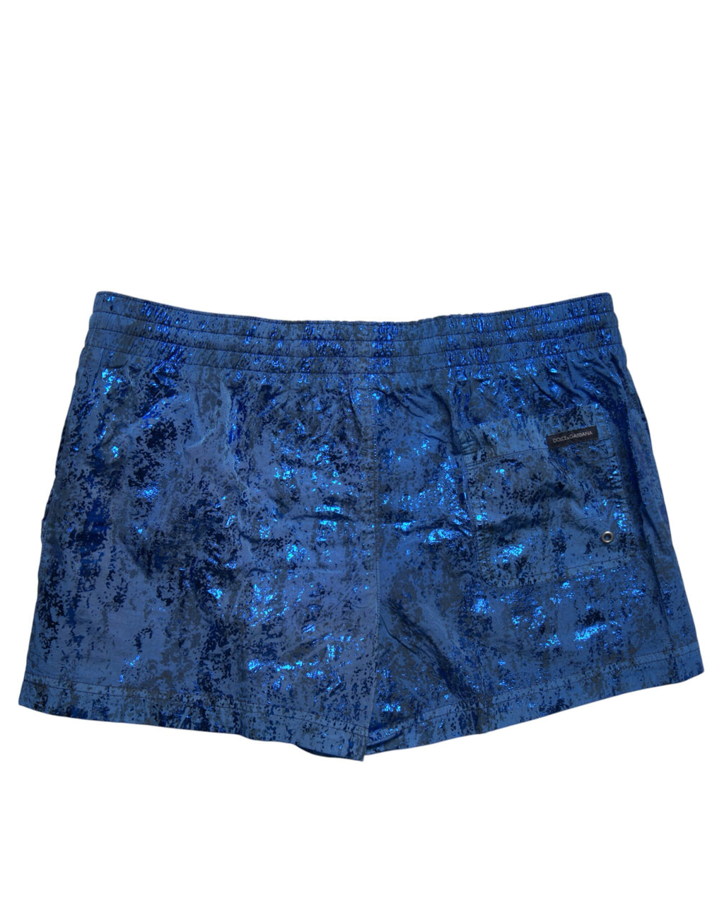 Blaue Nylon-Badeshorts, 2-teilige Bademode