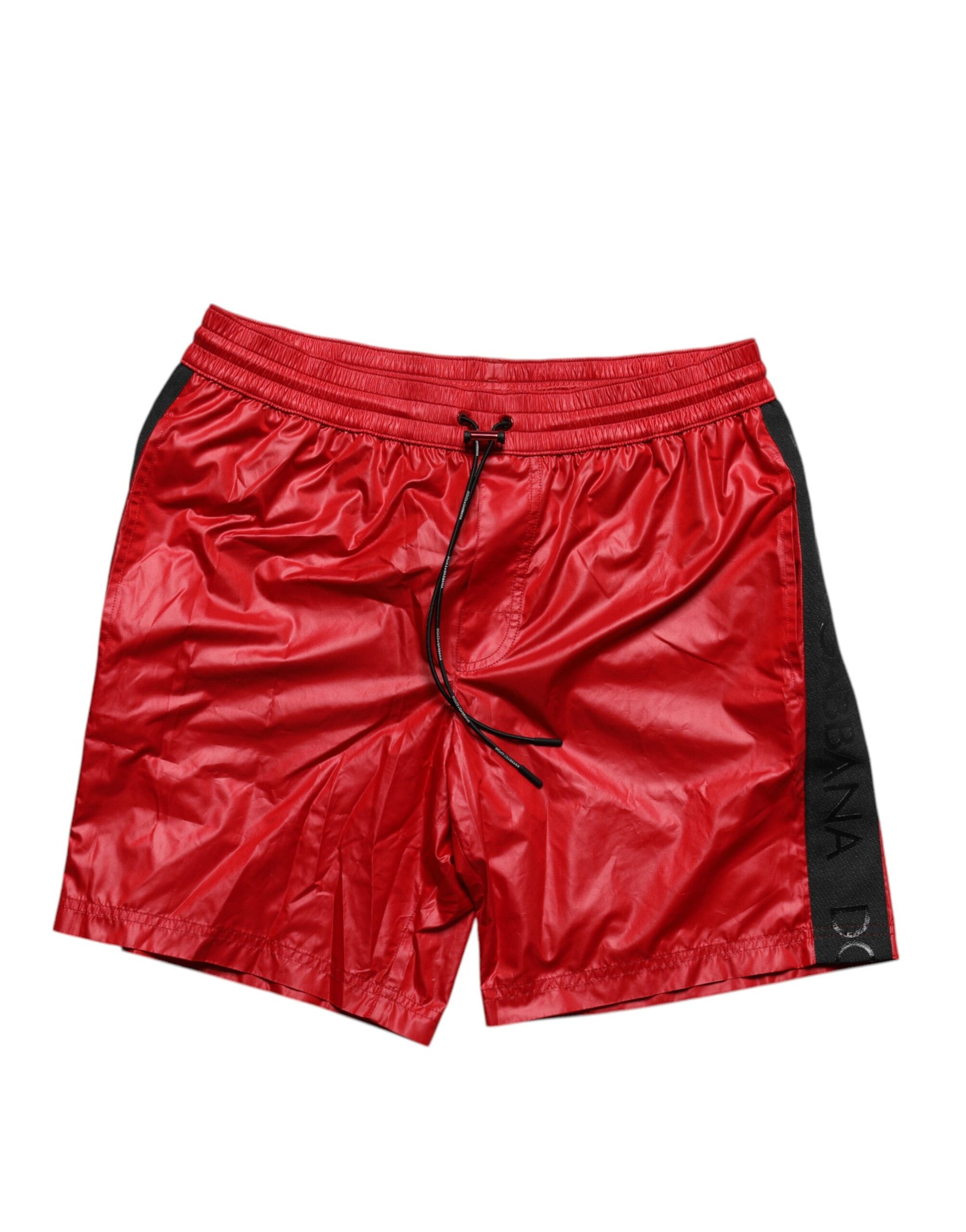 Rote Polyester Beachwear Shorts 2Pc Bademode