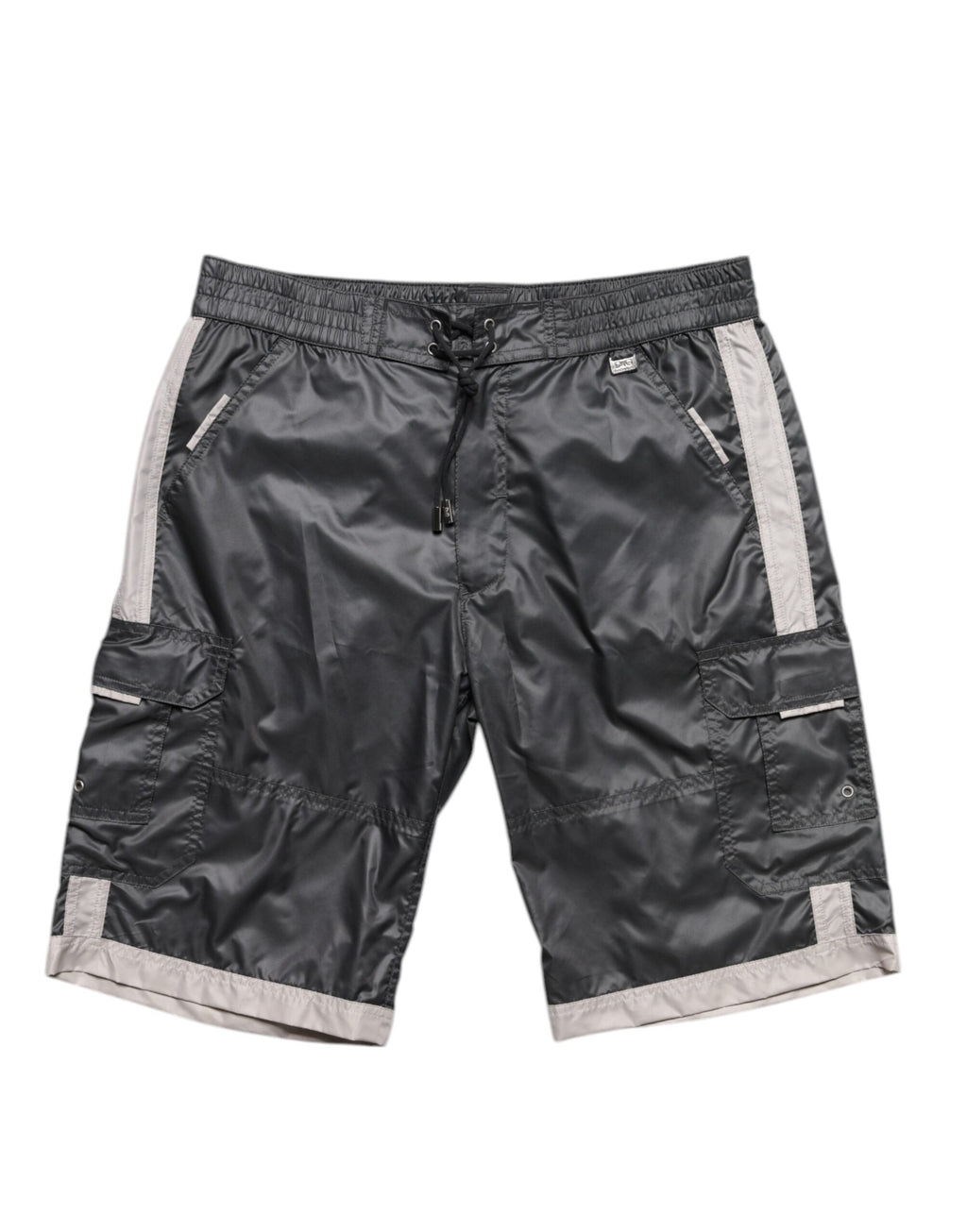 Graue Polyester Beachwear Badeshorts Bademode