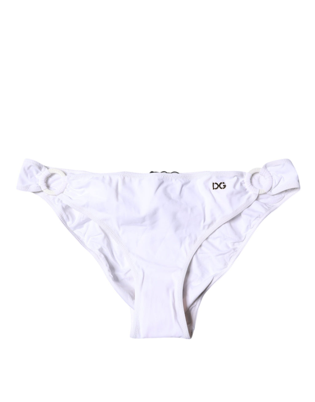 Weißes Nylon-Bikinioberteil für den Strand