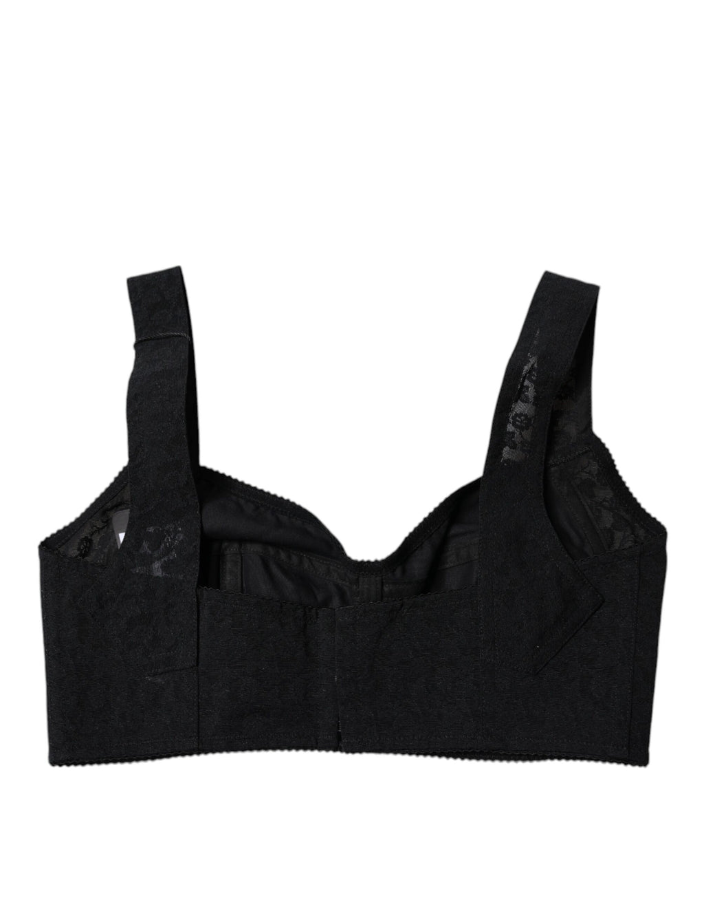 Black Nylon Balconcino Brassiere Underwear