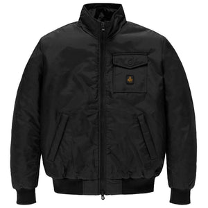 Schwarze Nylonjacke