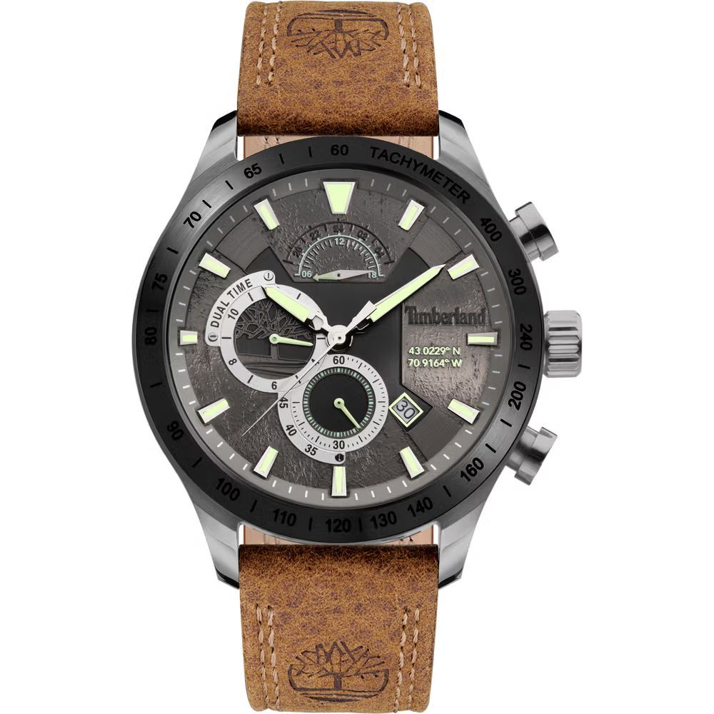 Braune Lederuhr