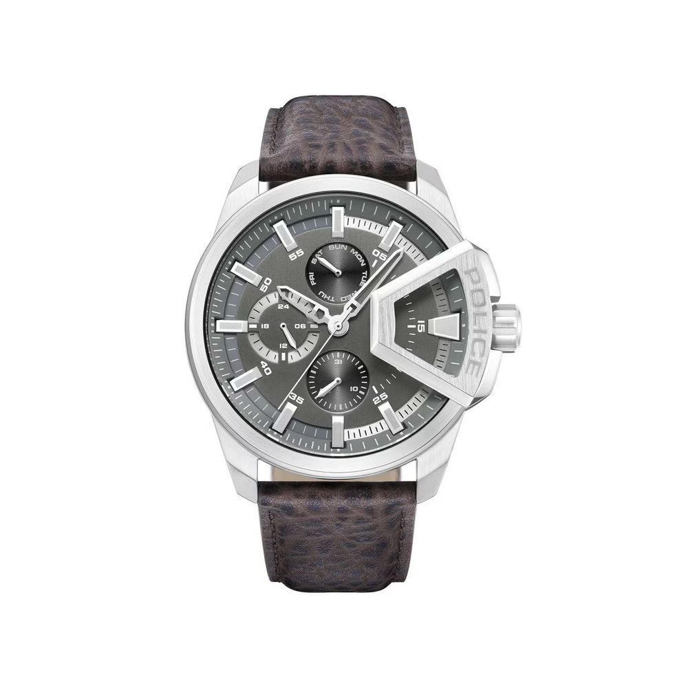 Braune Lederuhr
