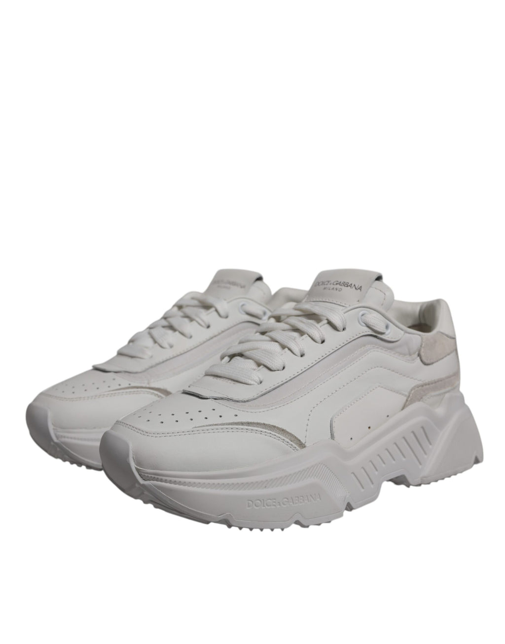 Dolce & Gabbana White Daymaster Low Top Sneakers Shoes