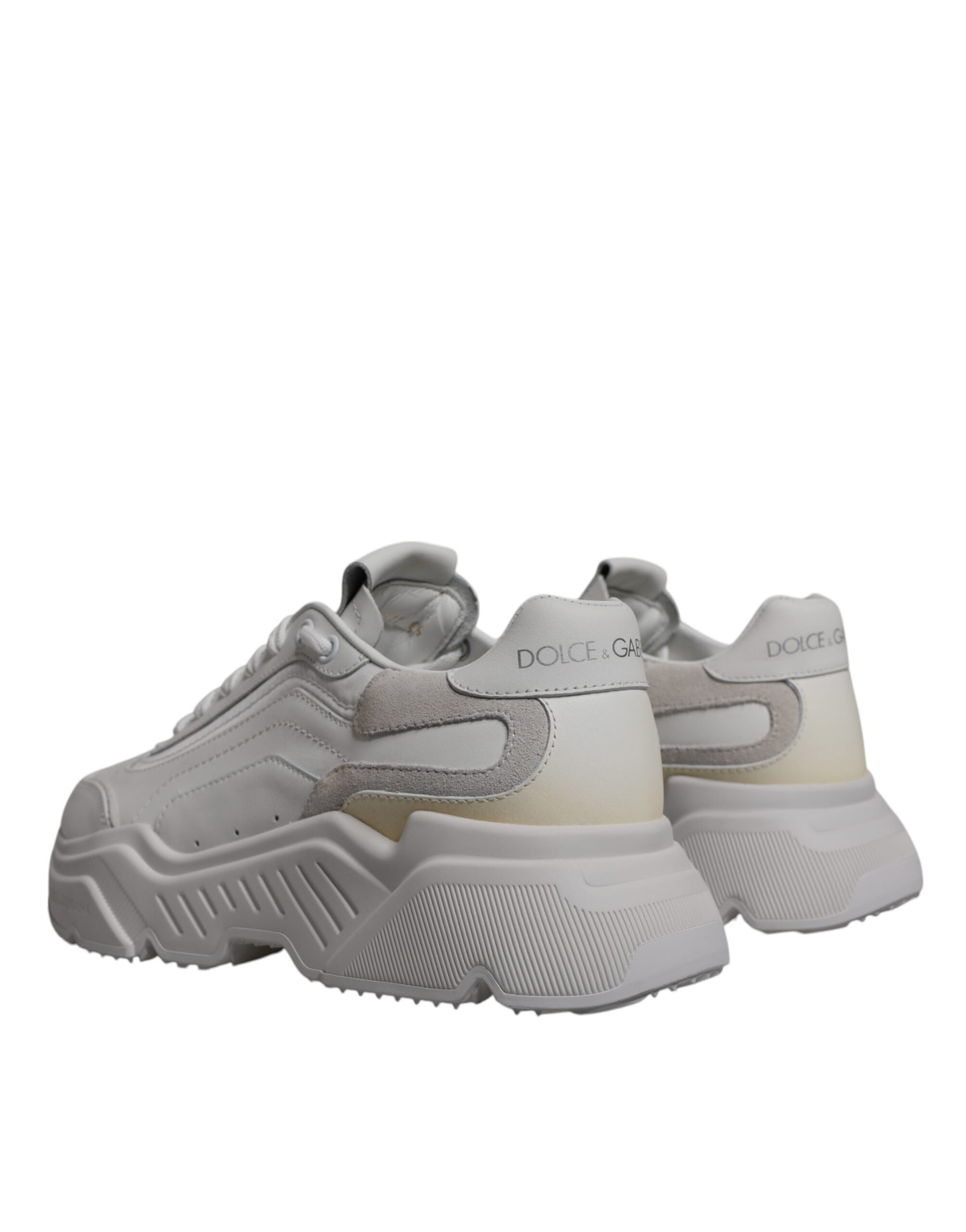 Dolce & Gabbana White Daymaster Low Top Sneakers Shoes