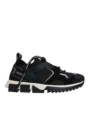 Sorrento Trekking-Sneakers aus schwarzem Mesh