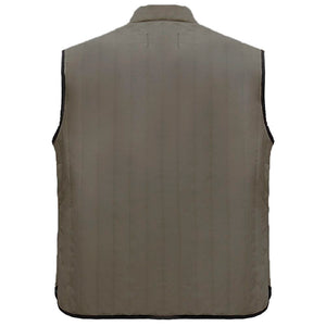 Graue Polyester-Herrenweste