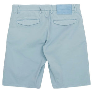 Hellblaue Leinenshorts für Herren