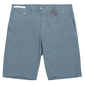 Hellblaue Leinenshorts für Herren