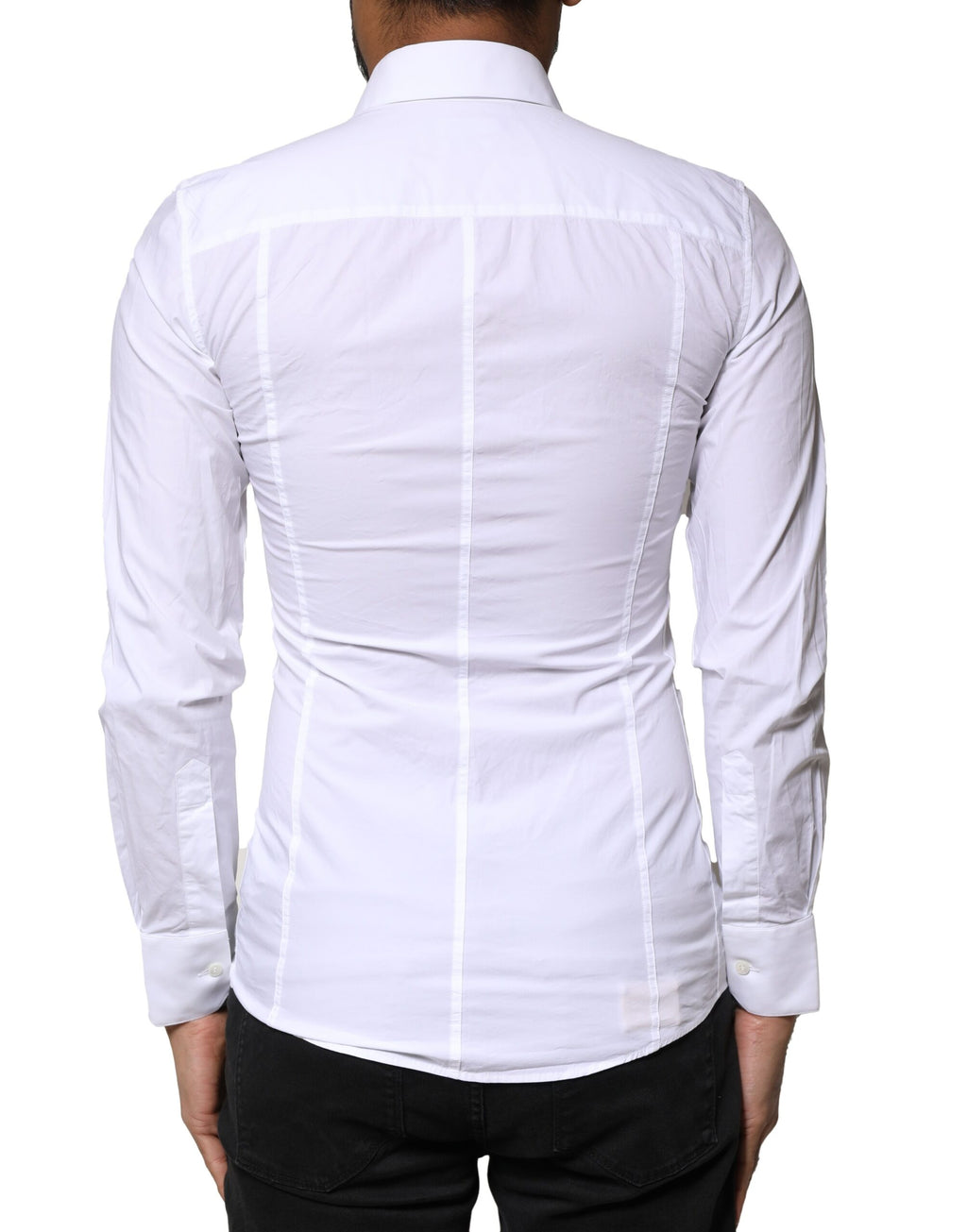 Dolce & Gabbana White SICILIA Cotton Formal Men Dress Shirt