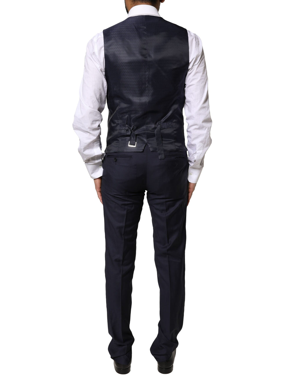 Blue MARTINI Wool 3 Piece Formal Men Suit