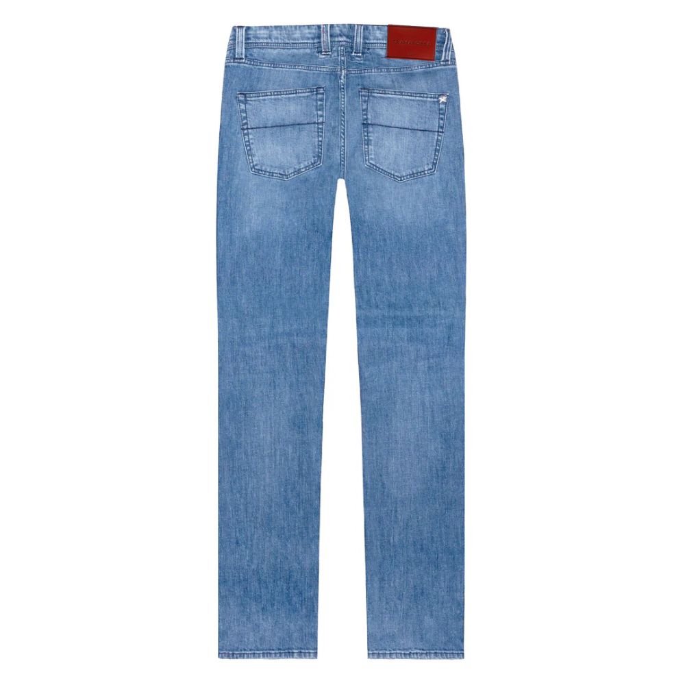Blaue Jeans und Hose aus Baumwolle