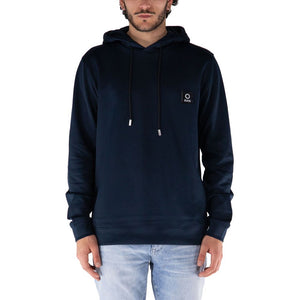 Blauer Nylonpullover