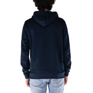 Blauer Nylonpullover