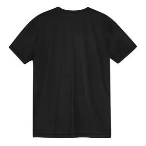 Schwarzes Nylon-T-Shirt