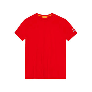 Rotes Nylon-T-Shirt
