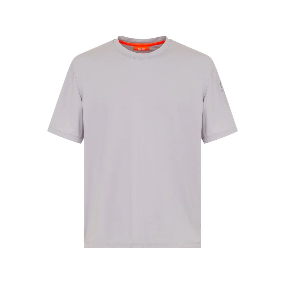 Graues Nylon-T-Shirt