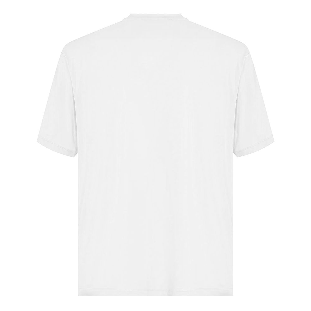 Weißes Nylon-T-Shirt