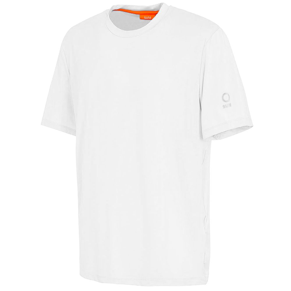 Weißes Nylon-T-Shirt