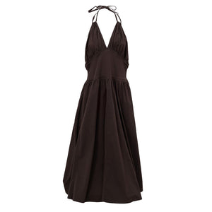 Brown Cotton Long