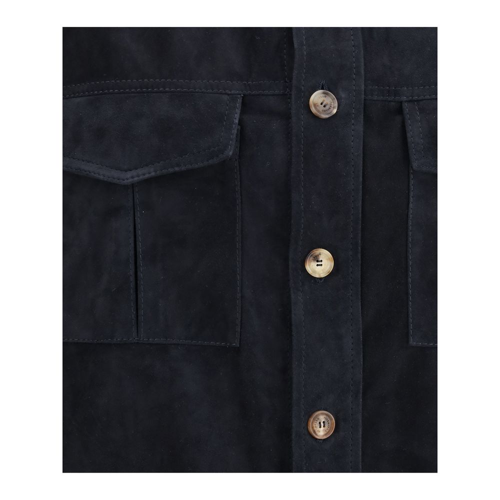Wildlederhemdjacke