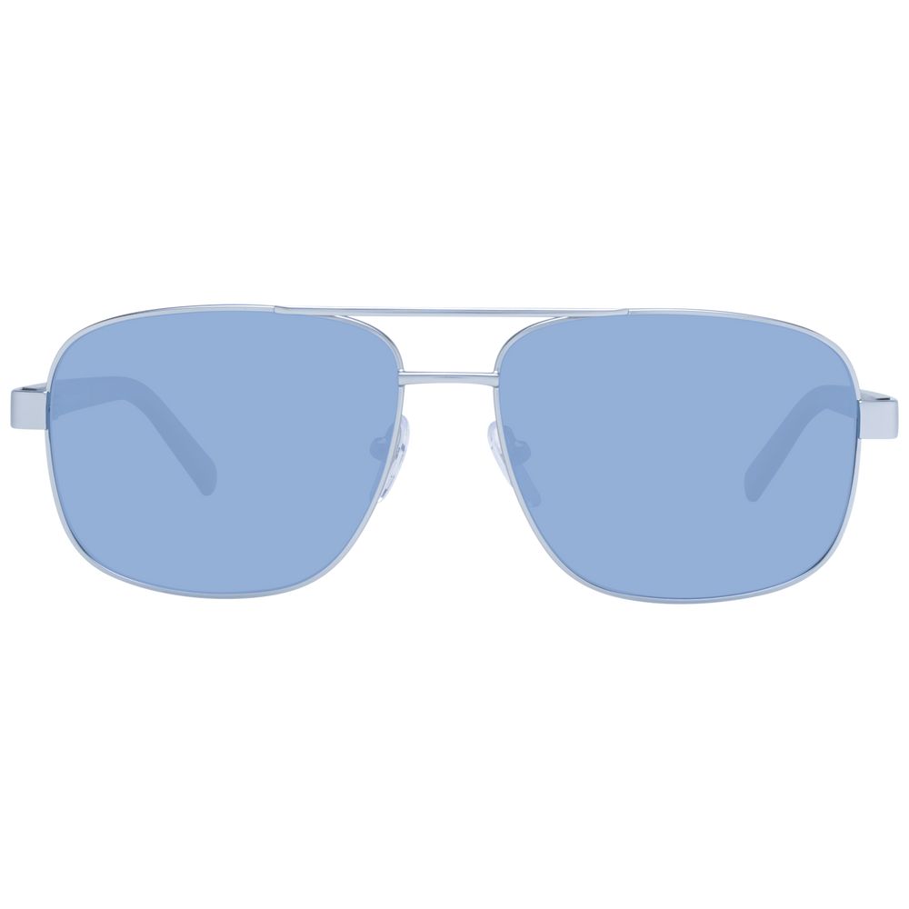 Silberne Herren-Sonnenbrille