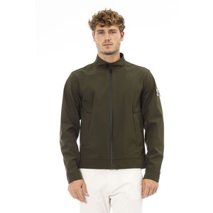 Grüne Herrenjacke aus anderen Fasern