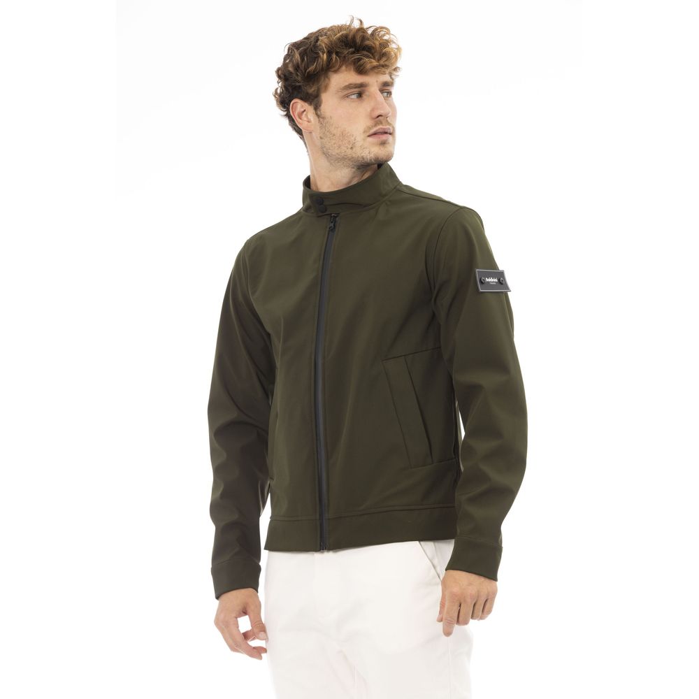 Grüne Herrenjacke aus anderen Fasern