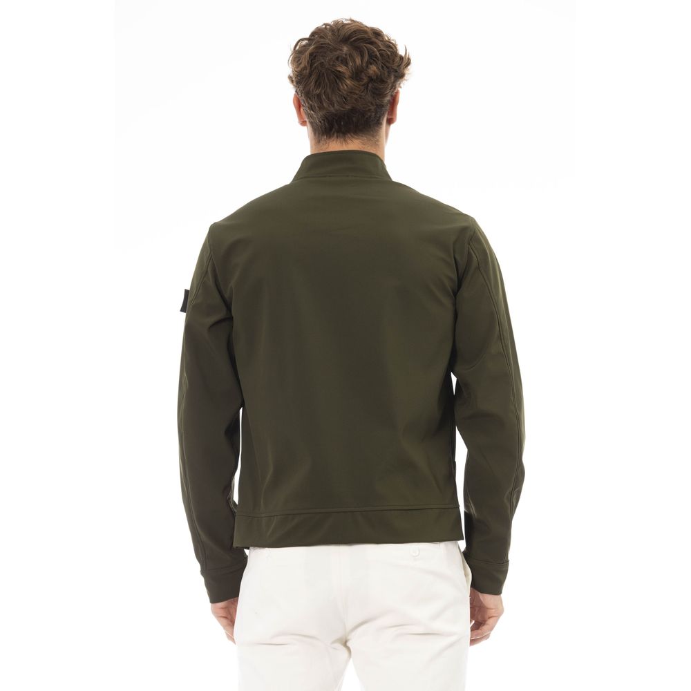 Grüne Herrenjacke aus anderen Fasern