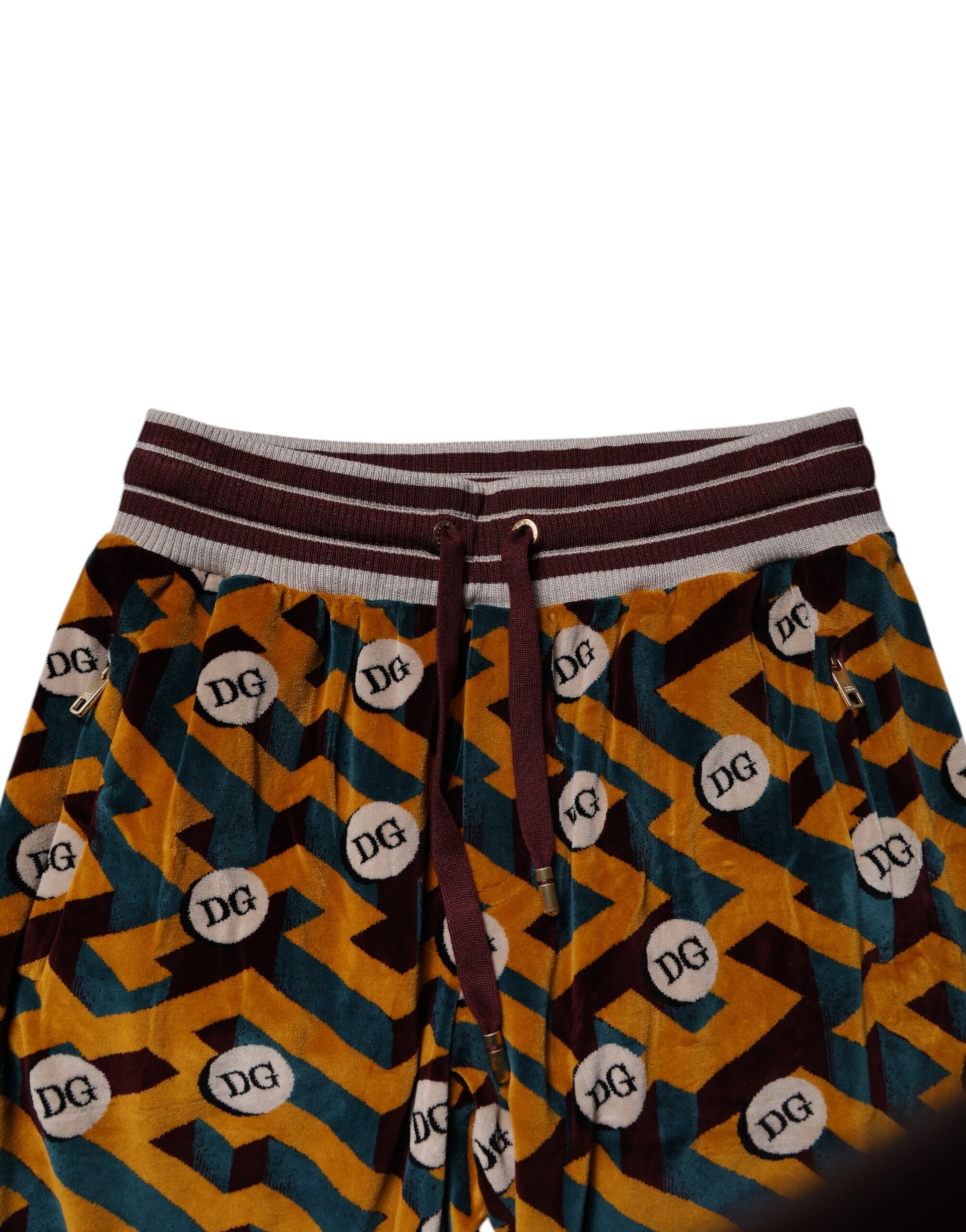 Mehrfarbige Jogginghose mit Logo-Monogramm