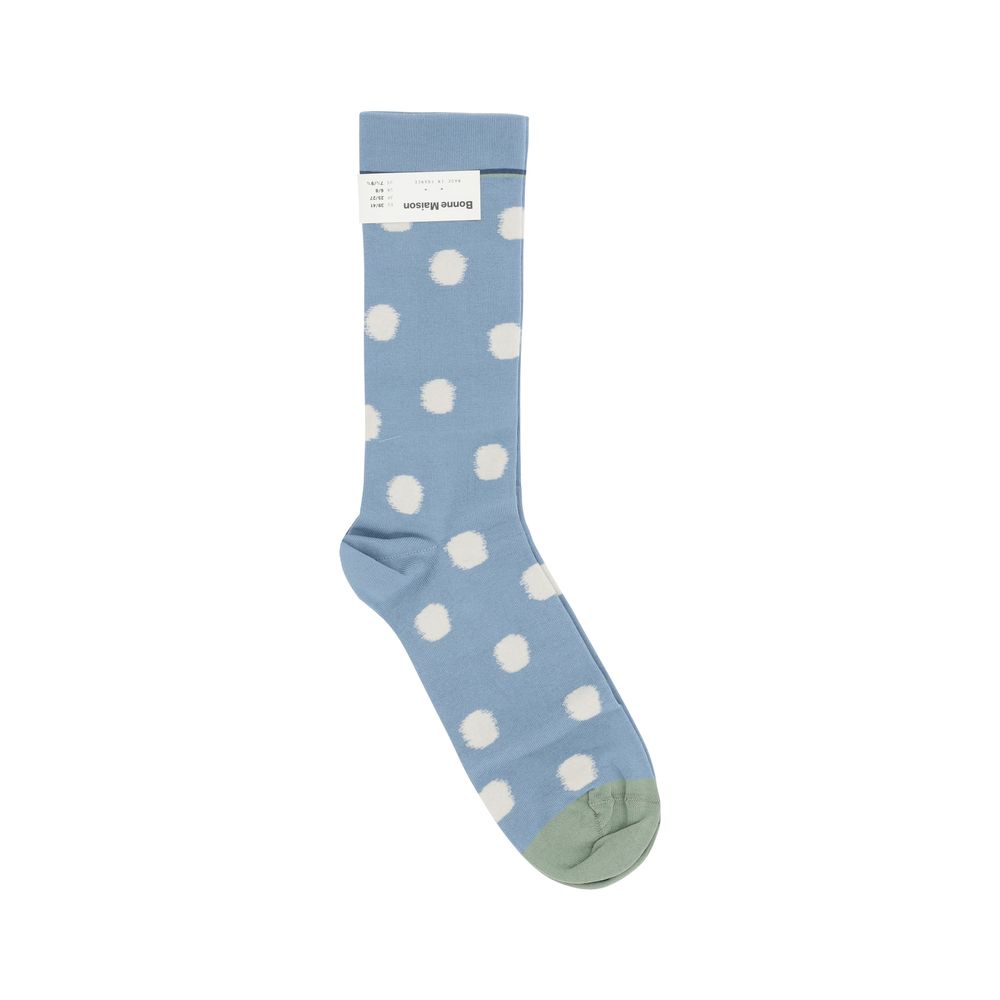Socken mit Tupfenmuster