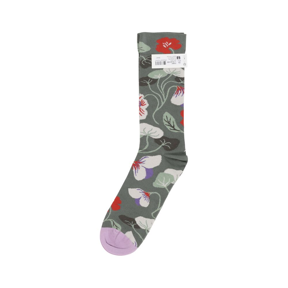 Blumenmuster Socken