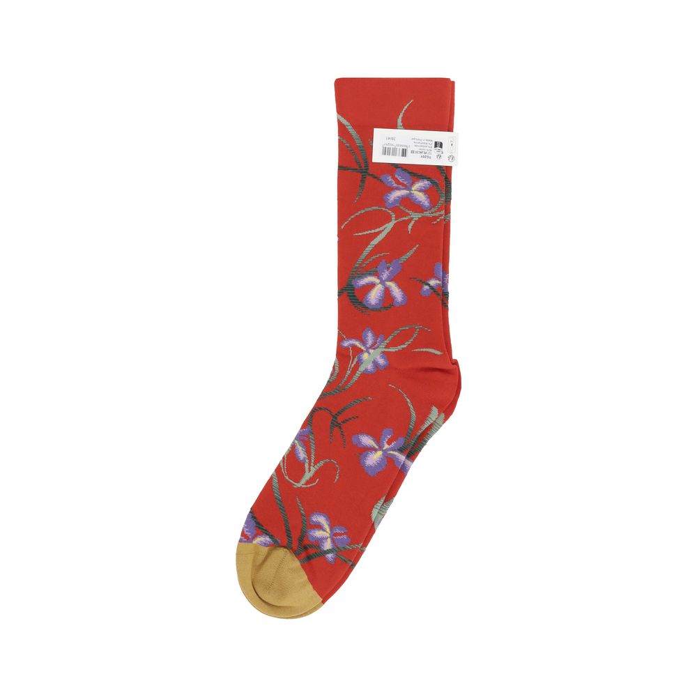 Blumenmuster Socken