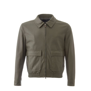 Green Leather Jackets & Coat