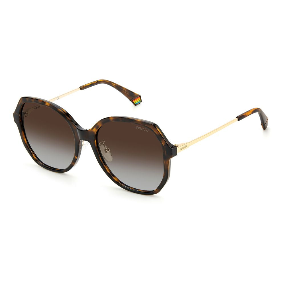 Braune Sonnenbrille aus Kunststoff