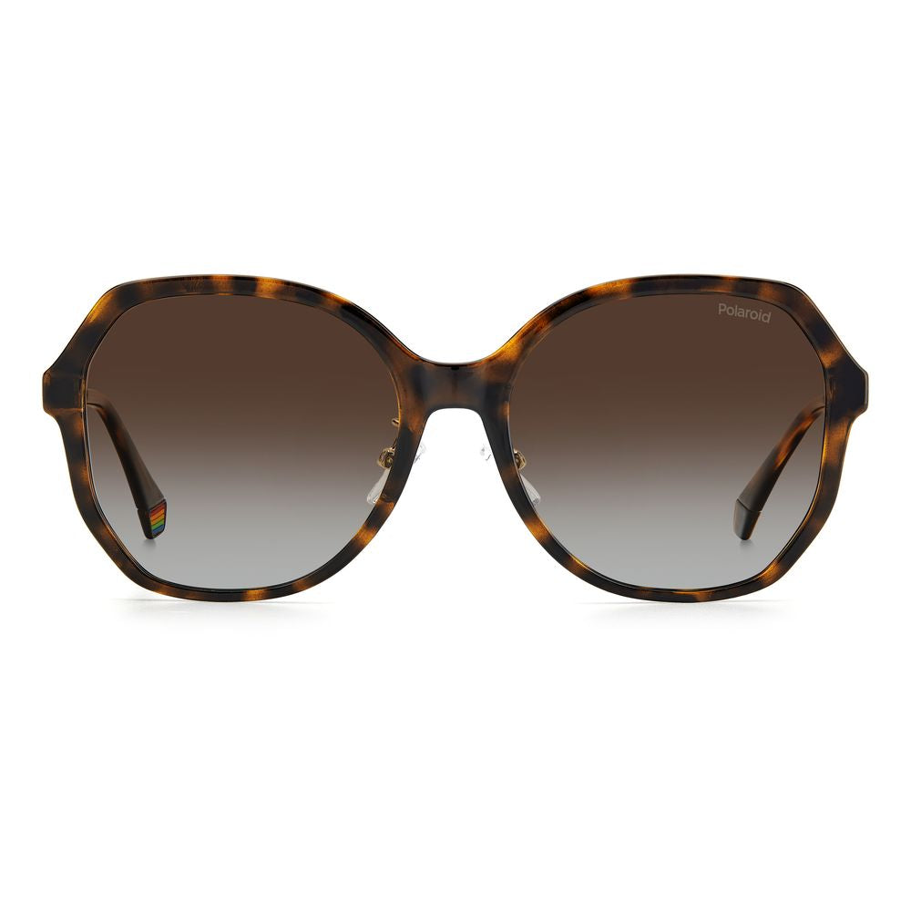 Braune Sonnenbrille aus Kunststoff
