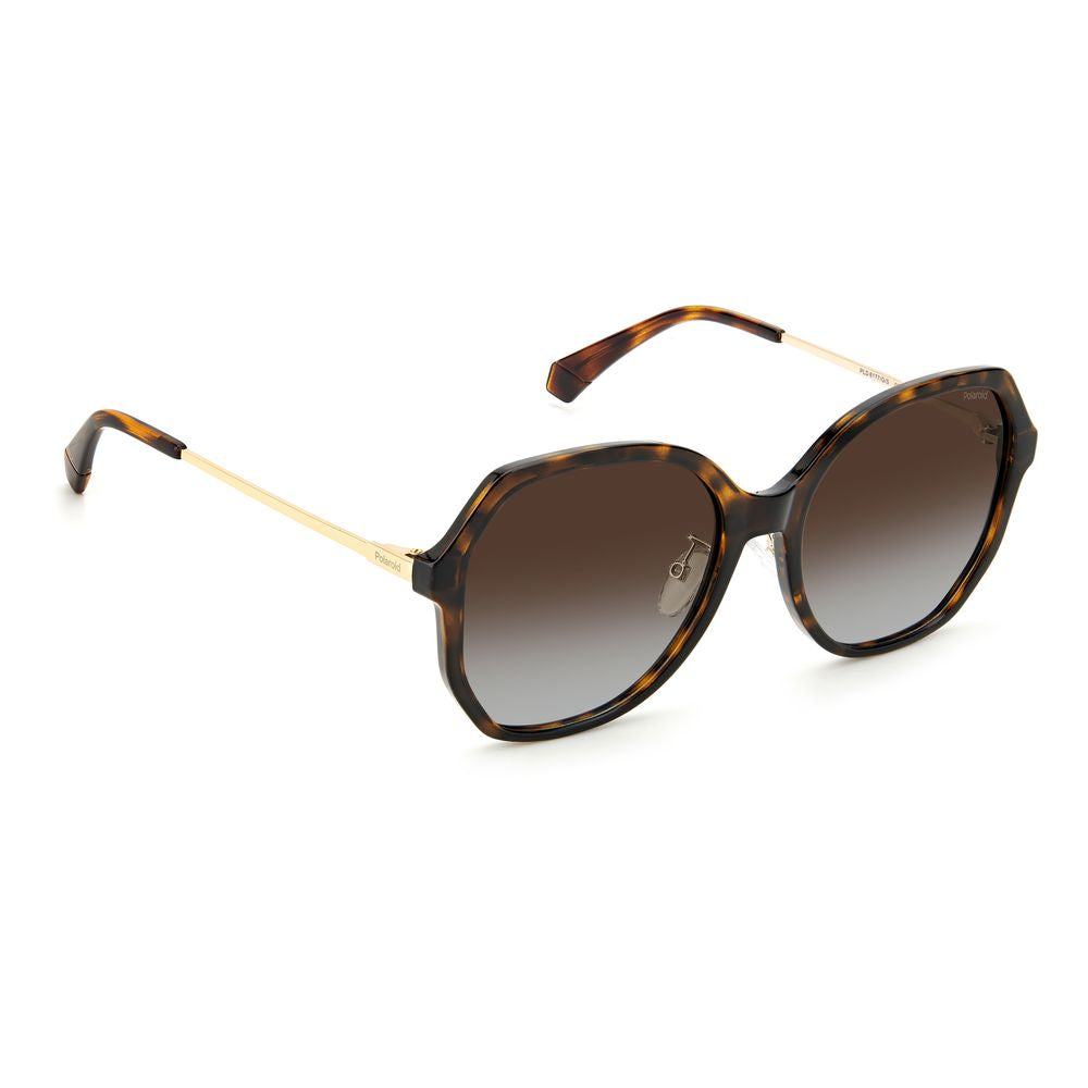 Braune Sonnenbrille aus Kunststoff